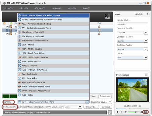 Xilisoft 3GP Video Convertisseur