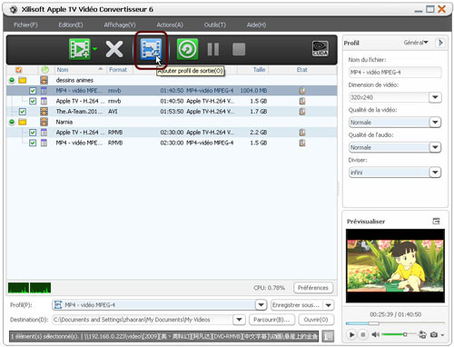 Xilisoft Apple TV Vidéo Convertisseur