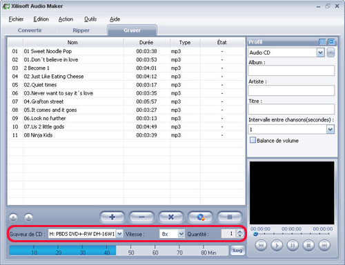 Xilisoft Audio Cr&eacute;ateur