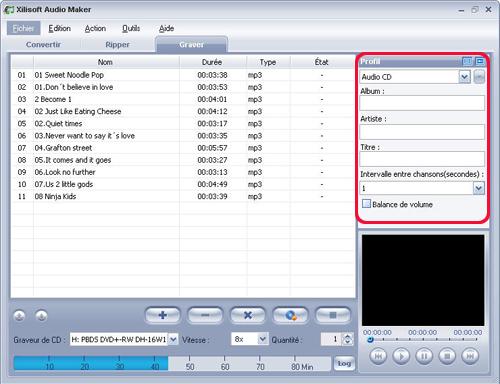 Xilisoft Audio Cr&eacute;ateur