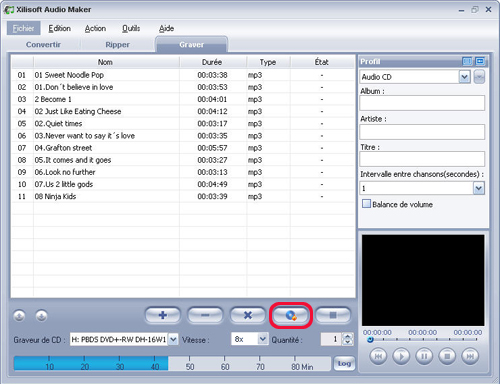 Xilisoft Audio Cr&eacute;ateur