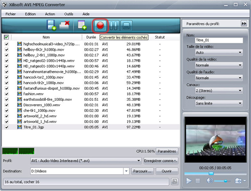Xilisoft AVI MPEG Convertisseur