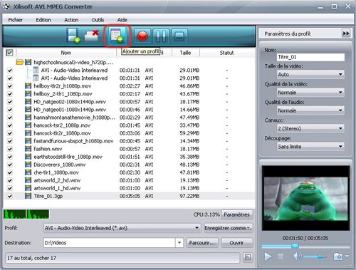 Xilisoft AVI MPEG Convertisseur