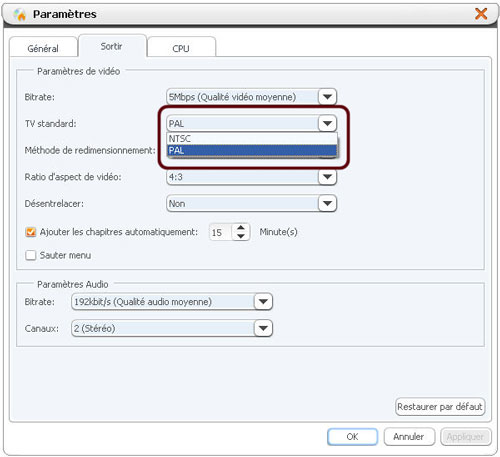 Xilisoft AVI en DVD Convertisseur
