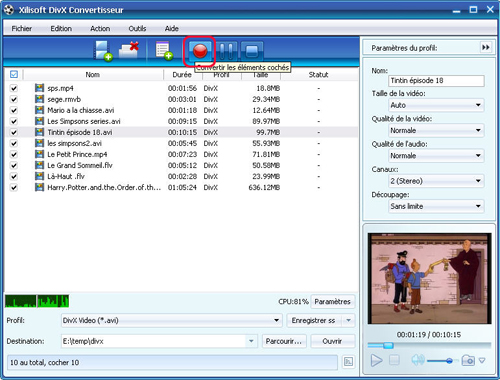 Xilisoft DivX Convertisseur