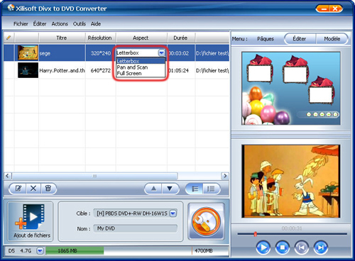 Xilisoft DivX en DVD Convertisseur