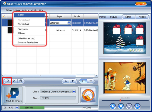 Xilisoft DivX en DVD Convertisseur