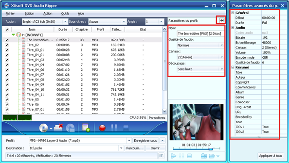 Xilisoft DVD Audio Rippeur