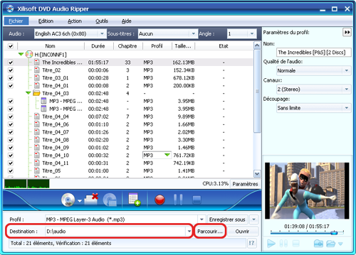 Xilisoft DVD Audio Rippeur