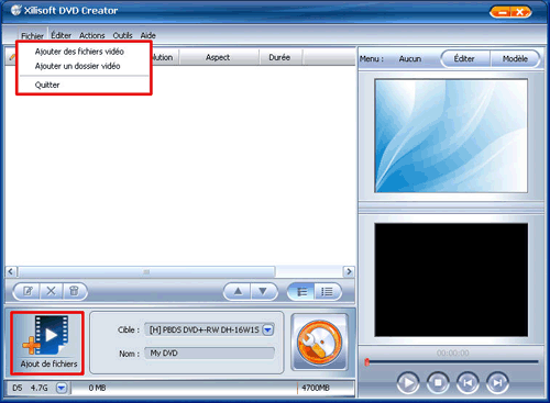 Xilisoft DVD Cr&eacute;ateur