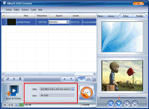 Xilisoft DVD Cr&eacute;ateur