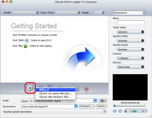 Xilisoft DVD pour Apple TV Convertisseur Mac 