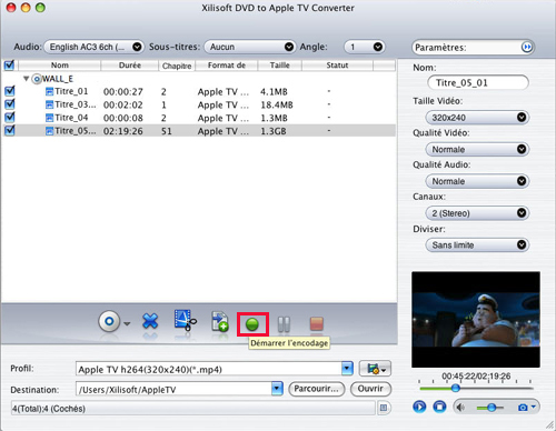 Xilisoft DVD pour Apple TV Convertisseur Mac 