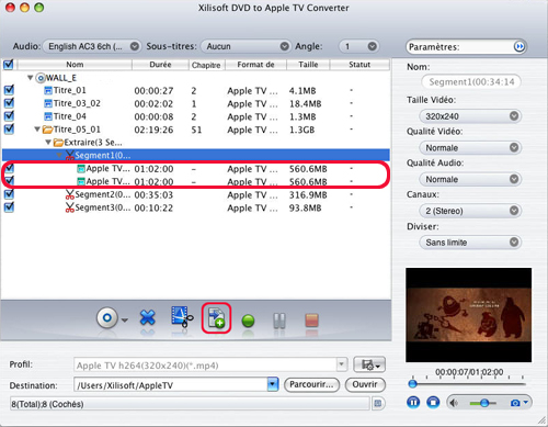 Xilisoft DVD pour Apple TV Convertisseur Mac 