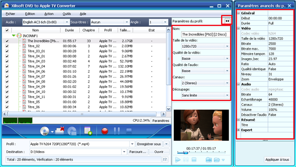 Xilisoft DVD pour  Apple TV Convertisseur
