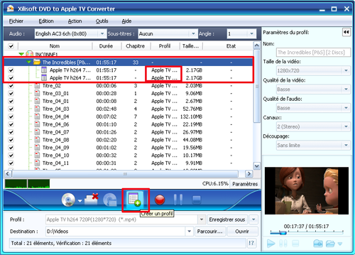 Xilisoft DVD pour  Apple TV Convertisseur