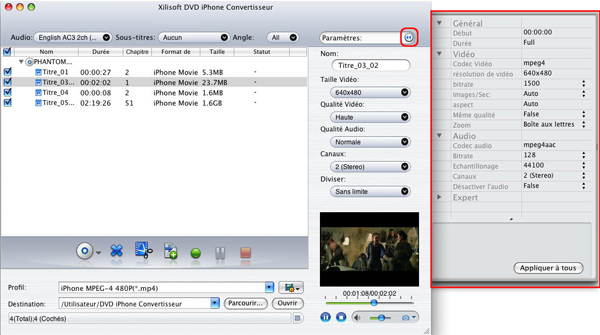 Xilisoft DVD iPhone Convertisseur pour Mac