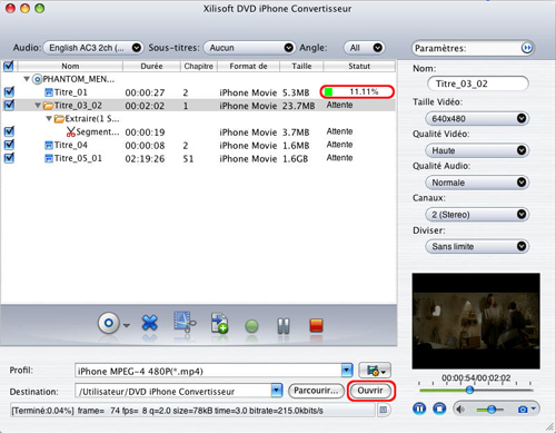 Xilisoft DVD iPhone Convertisseur pour Mac