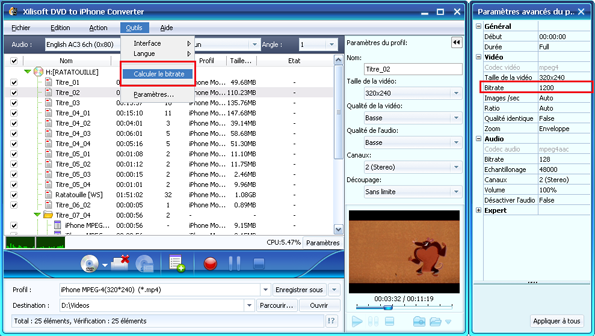 Xilisoft DVD pour iPhone Convertisseur