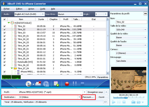 Xilisoft DVD pour iPhone Convertisseur