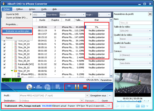Xilisoft DVD pour iPhone Convertisseur