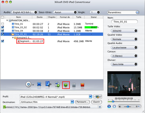 Xilisoft DVD iPod Convertisseur pour Mac