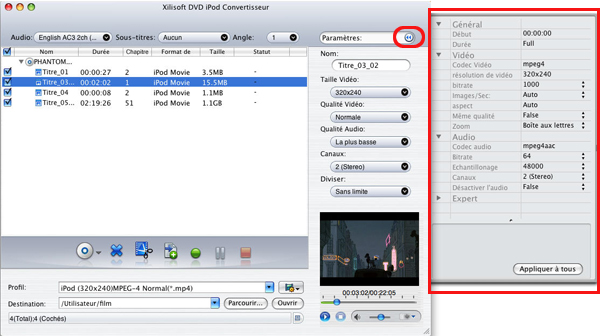 Xilisoft DVD iPod Convertisseur pour Mac