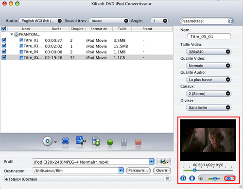 Xilisoft DVD iPod Convertisseur pour Mac