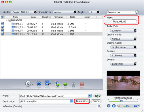 Xilisoft DVD iPod Convertisseur pour Mac