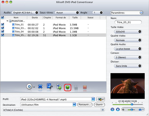 Xilisoft DVD iPod Convertisseur pour Mac