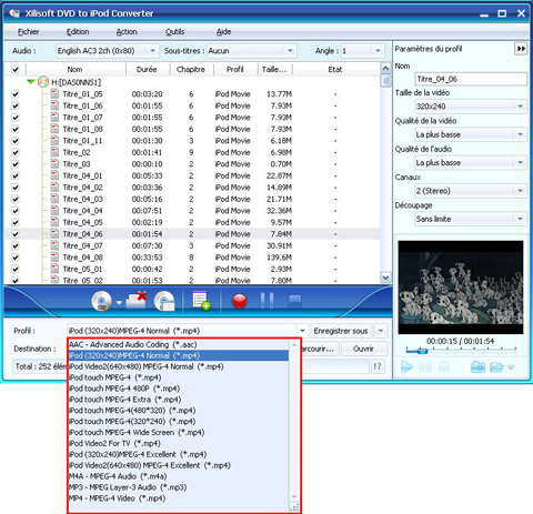 Xilisoft DVD iPod Convertisseur