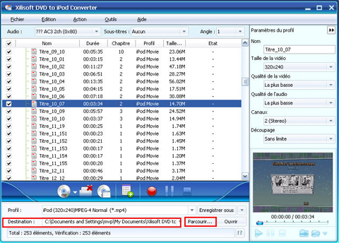 Xilisoft DVD iPod Convertisseur