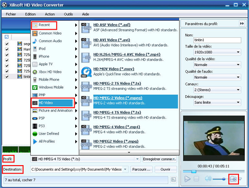 Xilisoft HD Vid&eacute;o Convertisseur