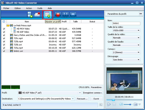 Xilisoft HD Vid&eacute;o Convertisseur
