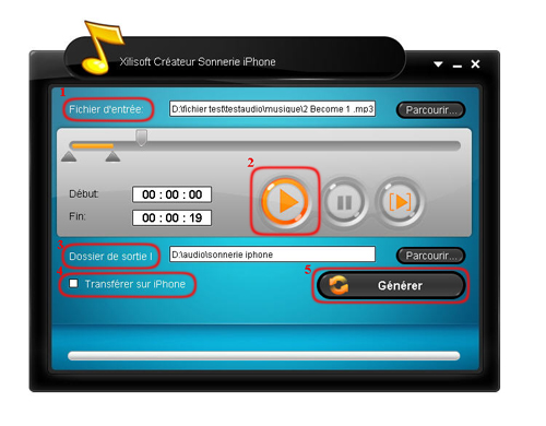 Xilisoft Créateur Sonnerie iPhone