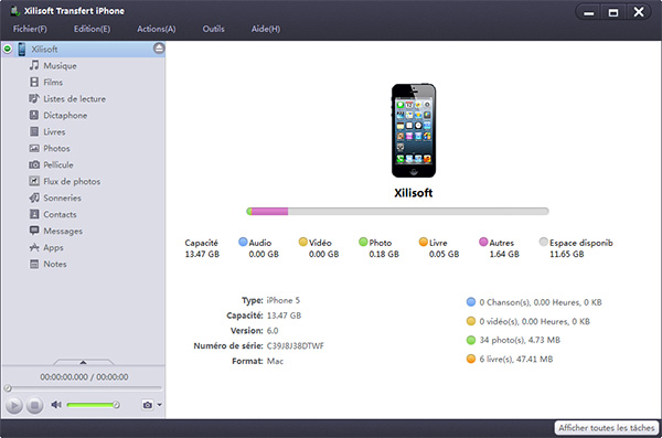 Xilisoft Transfert iPhone 