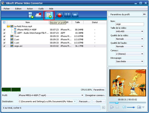 Xilisoft iPhone Vid&eacute;o Convertisseur