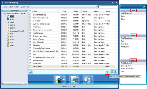 Xilisoft Transfert iPod PC 