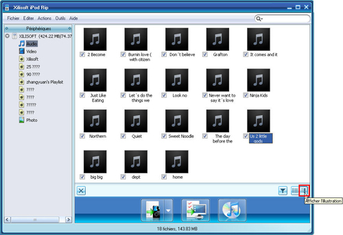 Xilisoft Transfert iPod PC 