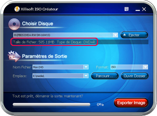 Xilisoft ISO Cr&eacute;ateur