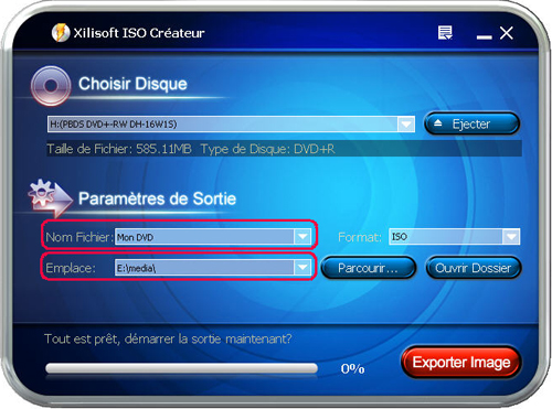 Xilisoft ISO Cr&eacute;ateur