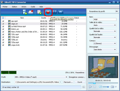 Xilisoft MP4 Convertisseur