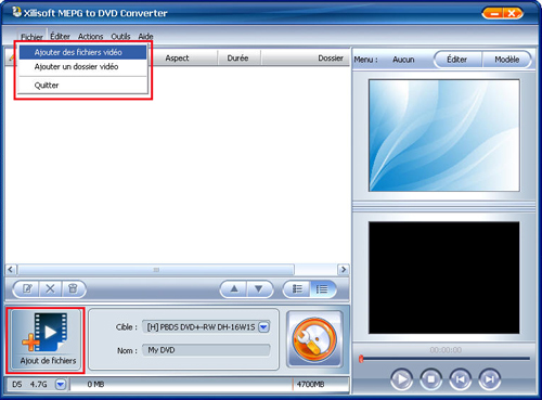 Xilisoft MPEG en DVD Convertisseur