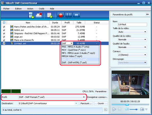 Xilisoft SWF Convertisseur