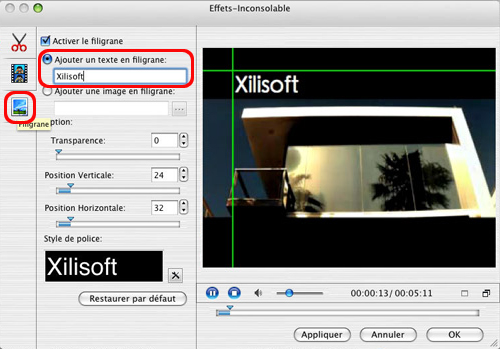 Xilisoft Convertisseur Vid&eacute;o Ultimate pour Mac