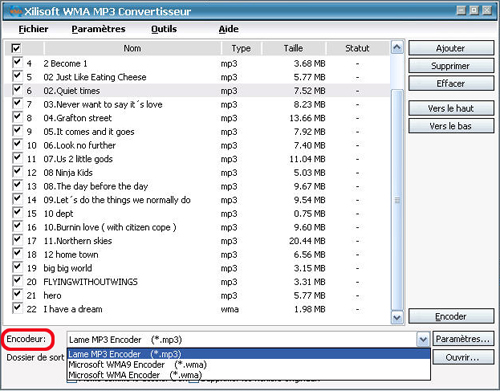 Xilisoft WMA MP3 Convertisseur