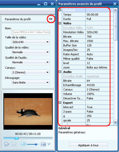 Xilisoft Zune Vid&eacute;o Convertisseur