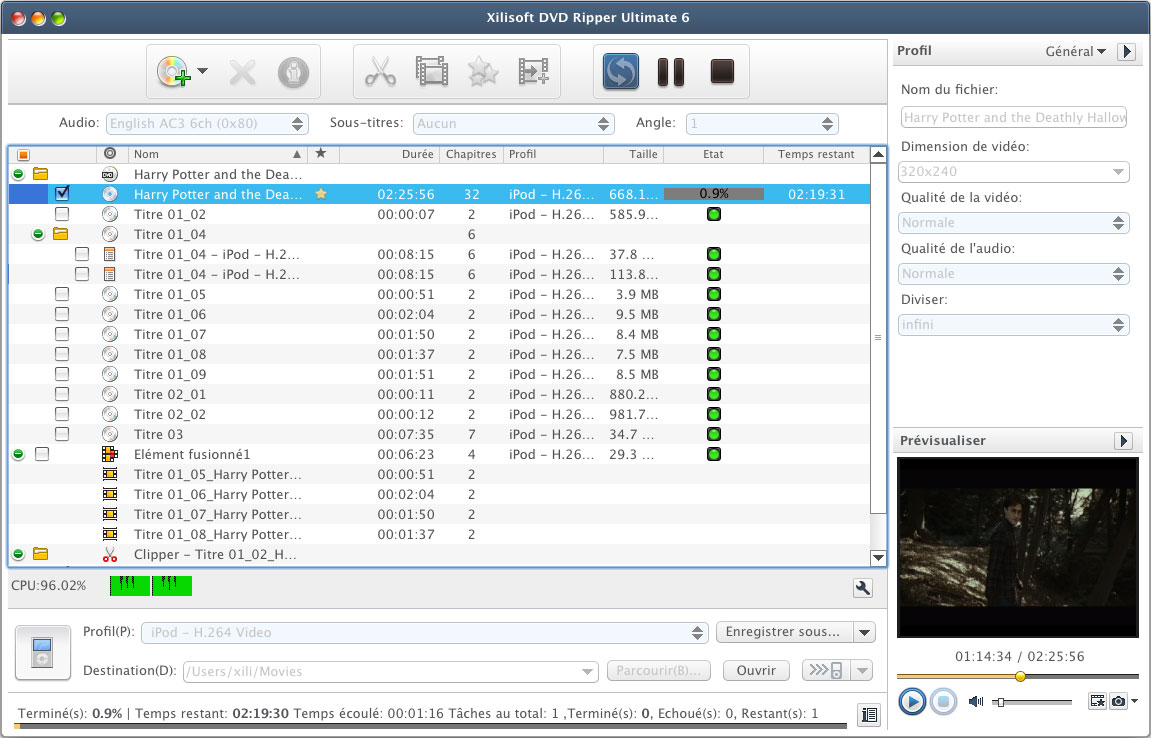 Xilisoft DVD Ripper pour Mac